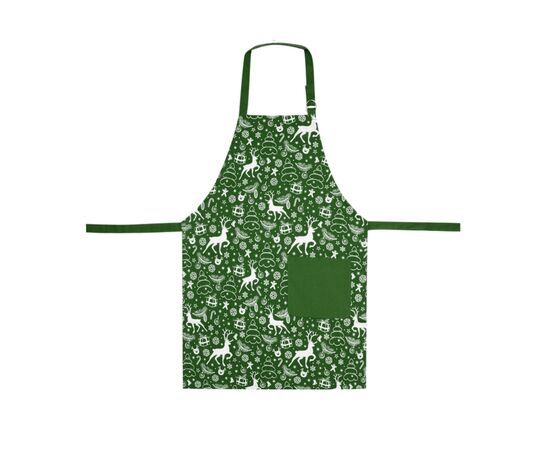 An apron Home Line 65х75 cm deer on green