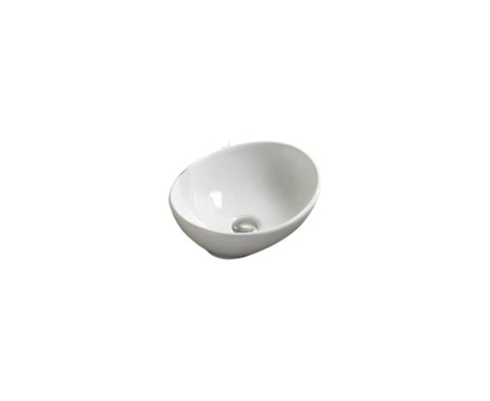 Washbasin Pate Oval 7138 Glossy white