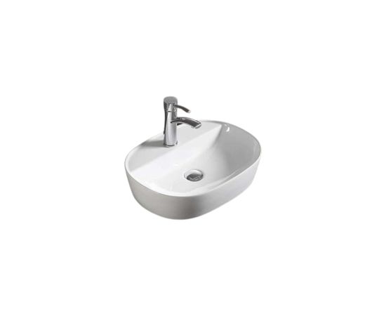 Washbasin Pate Oval 78239 Glossy white