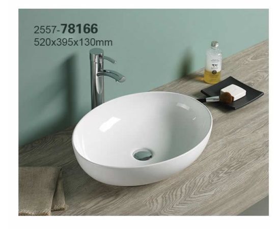 Washbasin Pate Oval 78166 Matt white