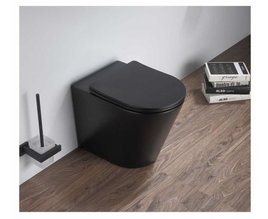 Toilet floor-standing Pate LB2330MB black Matt