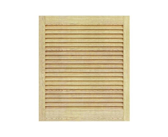 Doors louvered wooden Pine Woodtechnic 606х594 mm