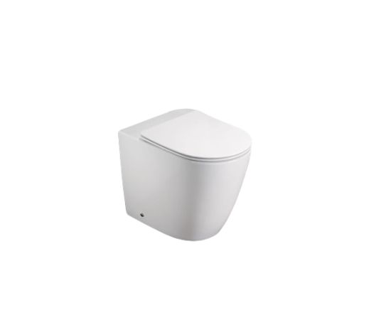 Toilet floor-standing Pate LB2979 Glossy white