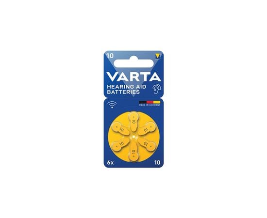 Battery hearing aid VARTA 6pcs 10 PR70