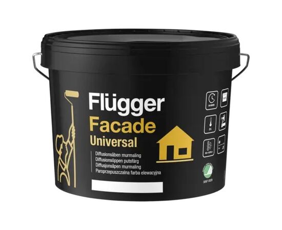 საღებავი ფასადის Flugger Facade Universal 3 ლ