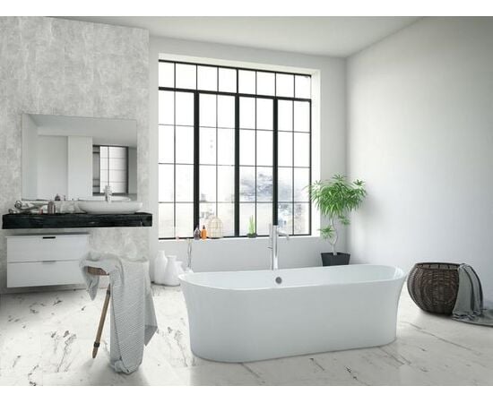 Laminate water resistant Classen Visiogrande White Marble Aqua Protect 57203 604x280x8 mm AC4/32