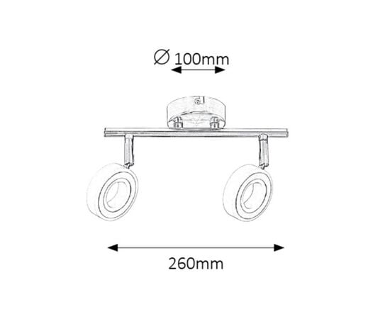 Spot lamp Rabalux Zora 5940 LED 9W