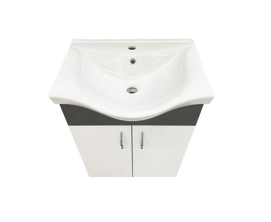 Bathroom furniture with washbasin Teko Plus Classic 55 Black