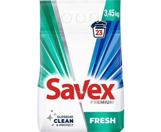 Стиральный порошок Savex 3,45кг 2 в 1 Fresh