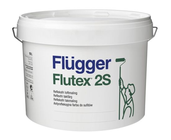 საღებავი ჭერის Flugger Flutex 2S 10 ლ