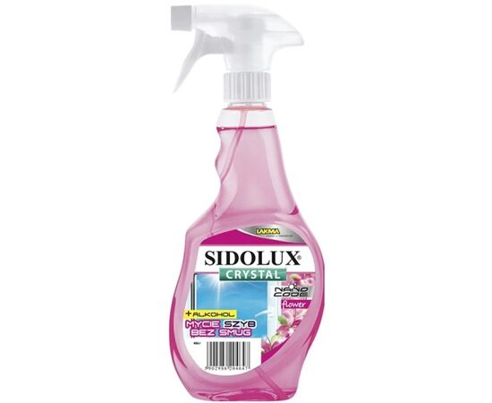 Glass cleaning liquid with flower aroma Lakma 500ml SIDOLUX CRYSTAL