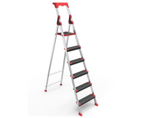 Stepladder Sarayli Professional Alu.5+1