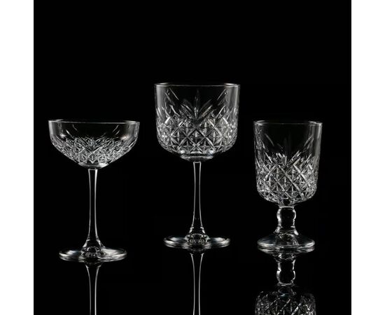 Set of champagne glasses Pasabahce TIMELESS 9440236 4pcs 255ml