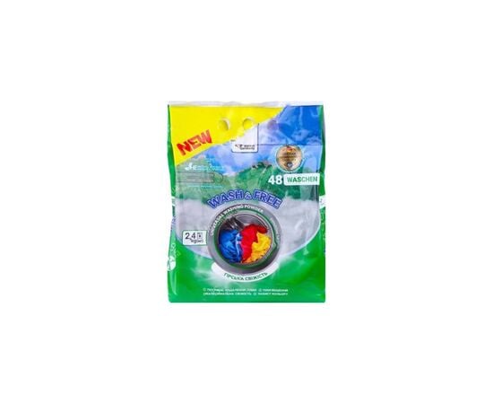 Washing powder universal WASH & FREE 3204 2400gr