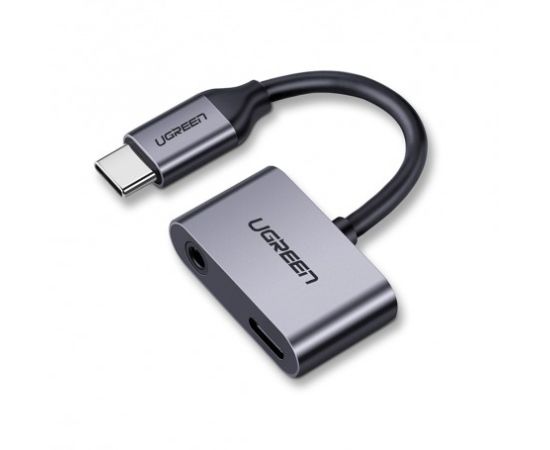 Адаптер UGREEN 2хUSB-C 3.5 mm