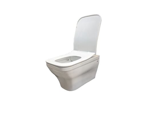 Wall mounted toilet with head cover BOCCHI Scala White