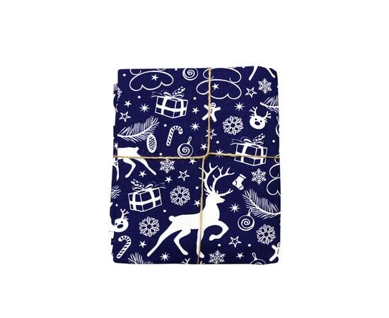 Tablecloth Home Line 110x138 cm deer on blue