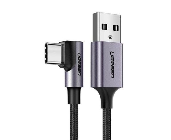 კაბელი USB Ugreen USB A to USB TypeC 90° 1.5 მ