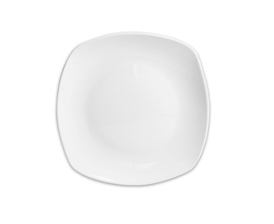 Deep plate Otranto 16719 square 23cm white