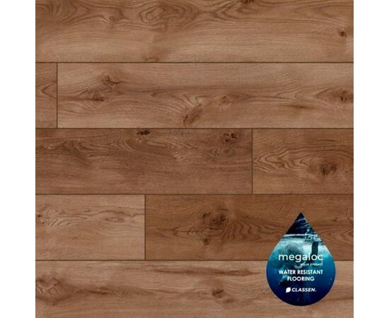 Laminate water resistant Classen Story Aqua Protect 53344 4V AC5/33 Medina Oak 1285x192x12 mm