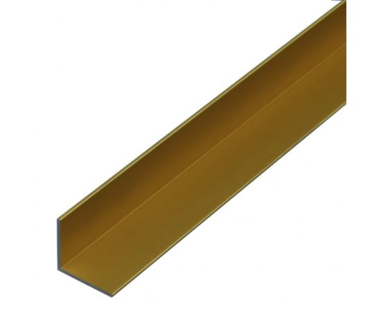 Aluminum corner PilotPro 30х30х1,5 (2,0m) gold