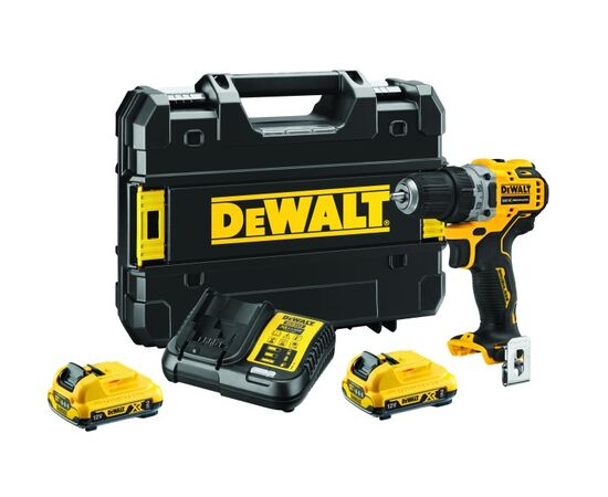 Аккумуляторный дрель-шуруповерт бесщеточная DeWalt DCD701D2-QW 12V