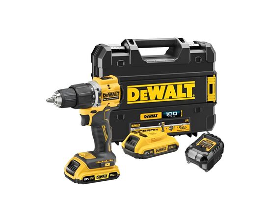 სჭვალსახრახნი აკუმულატორის DeWalt DCD100YD2T-QW 18 V