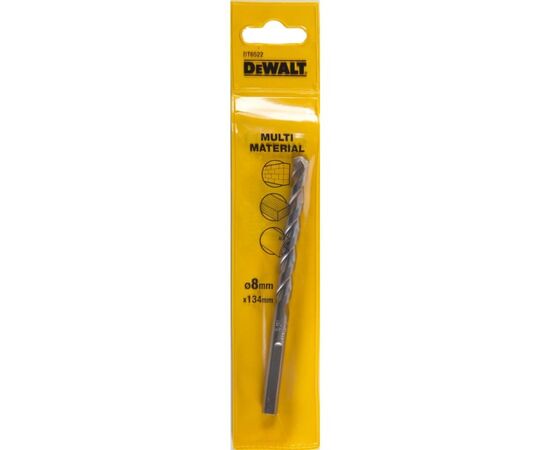 Drill universal DeWalt Multimaterial DT6522-QZ 8x104/134 mm