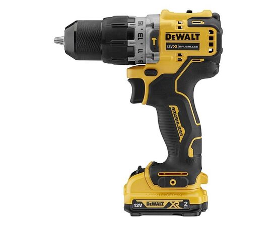 სჭვალსახრახნი აკუმულატორის უნახშირო DeWalt DCD706D2-QW 12V