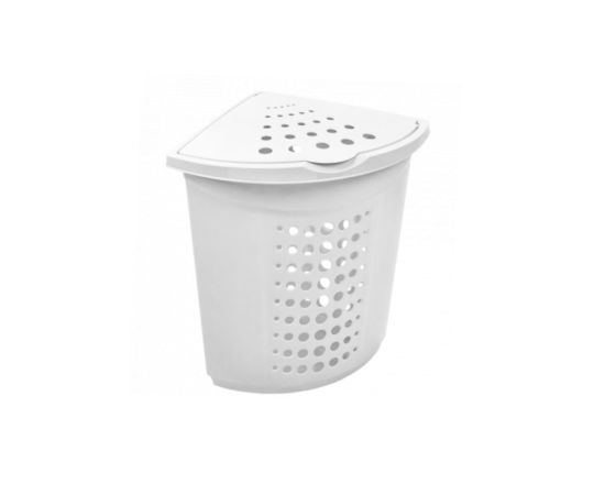 Basket of linen Aleana 45l white