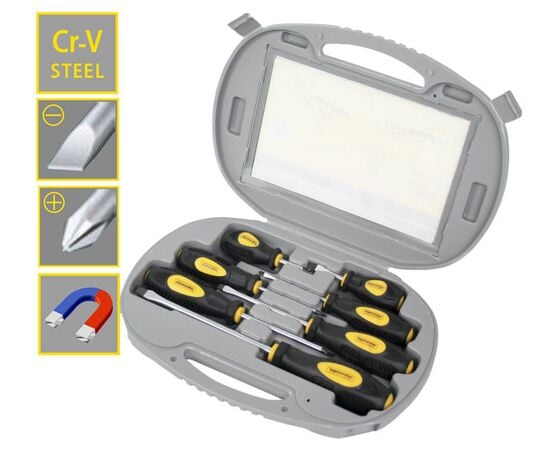 Screwdriver set Topmaster CR-V TMP 225104 7 pc