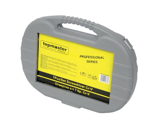 სახრახნისების ნაკრები Topmaster CR-V TMP 225104 7 ც