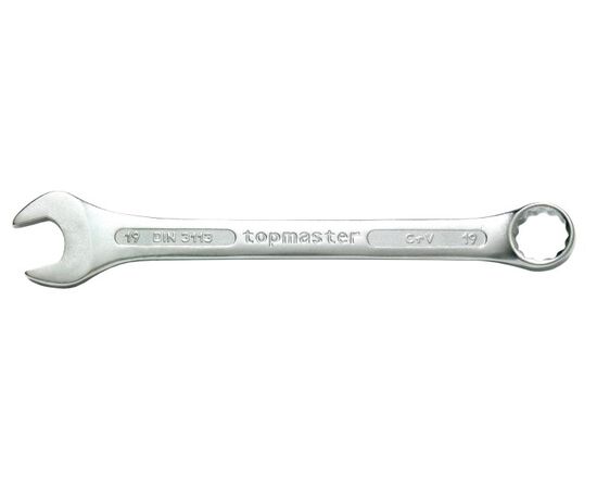 Combination spanner with ratchet Topmaster 235164 19 mm