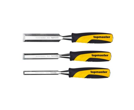 Chisel set Topmaster TMP 65Mn 12 mm 18 mm 24 mm 3 pcs