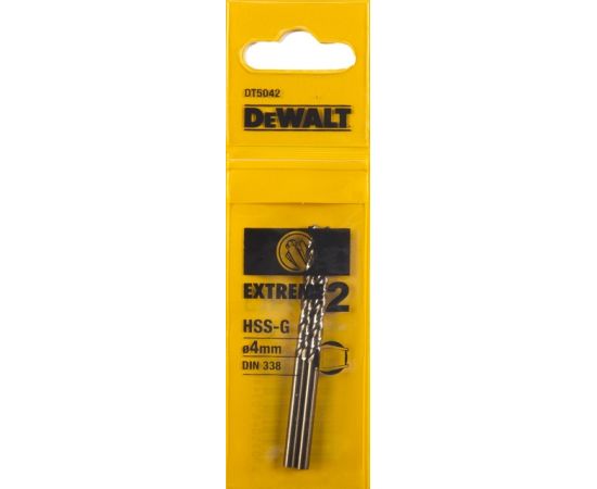 ბურღი ლითონისთვის DeWalt DT5042 4x43/75 მმ 2 ც