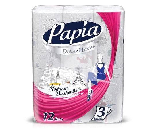 Kitchen paper towels Papia 12 pcs