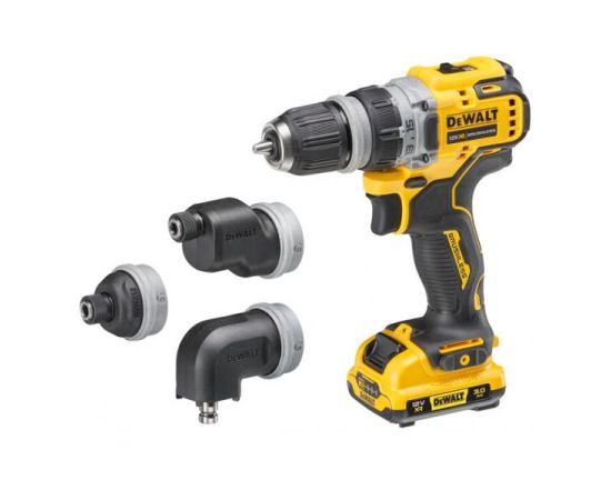 სჭვალსახრახნი აკუმულატორის DeWalt DCD703L2T-QW 12V