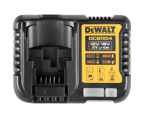 დამტენი მოწყობილობა DeWalt DCB1104-QW 18V