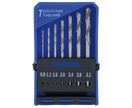 Set of drills for wood Dremel 2615062832 0.8-3.2 mm 7 pcs