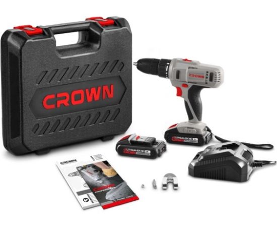 Cordless drill-screwdriver Crown CT21056L 18V