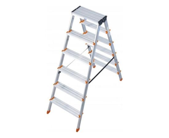 Aluminum ladder Krause 120427 Dopplo 2x6 110 cm