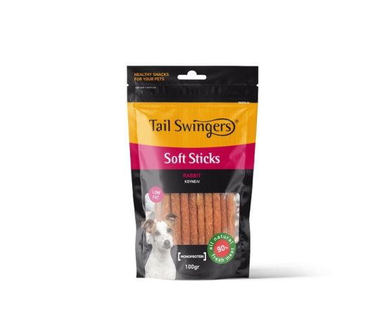 ძაღლის სასუსნავი Pet Interest Tailswingers Soft Sticks ბეცვერი 100 გ