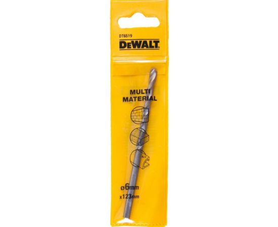 Drill universal DeWalt Multimaterial DT6519-QZ 6x93/123 mm