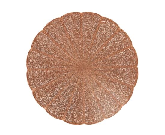 Dish mat DAJAR 38 cm Glamour round copper 21202