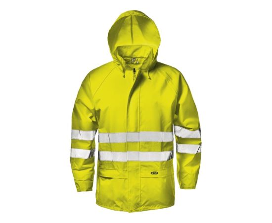 Raincoat reflective Sir Safety System Oxford Glamour XL yellow