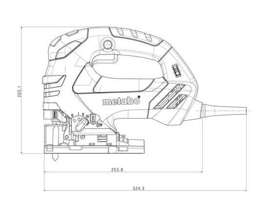 Лобзик Metabo STEB 140 750W (601402000)