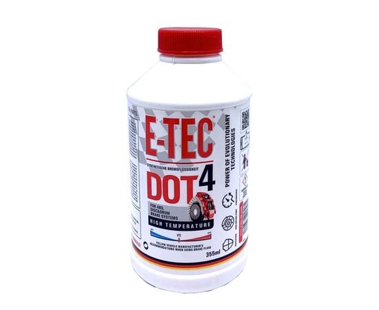 Brake fluid E-tec Dot-4 355 ml