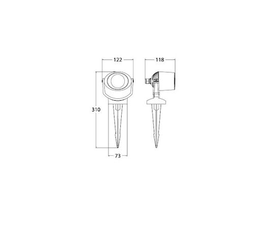 სანათი Fumagalli GU10 LED 3.5W