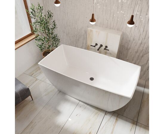 Artificial stone bath Vayer Gemini 146.2x73.9 см