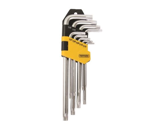 Hex key set Topmaster Torx 390123 9 pcs